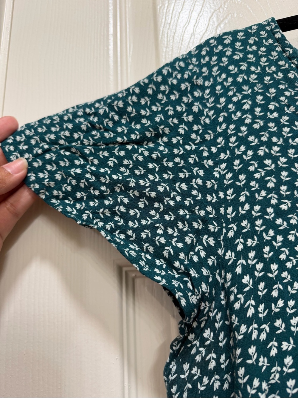 American Eagle Outfitters Teal Floral Dress - Picture 5 of 6